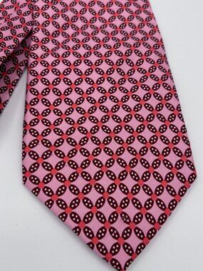 Vera Bradley For Baekgaard Pink Men’s Neck Tie
